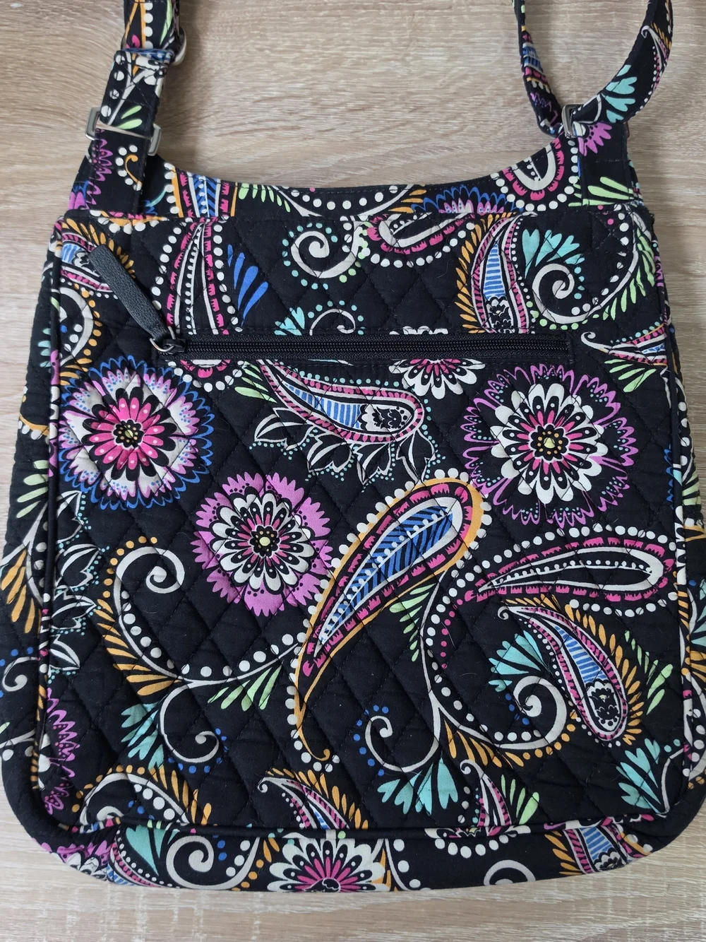 Vera Bradley Bandana Swirl Floral Messenger Shoulder Crossbody Mailbag Bag